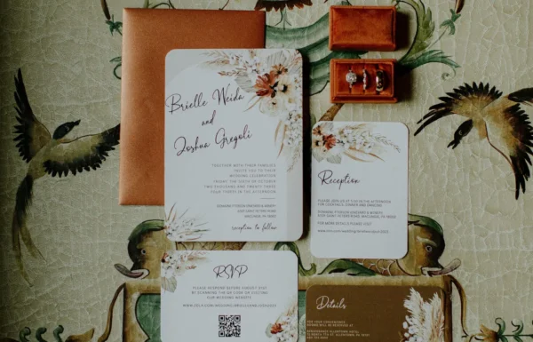 The wedding of A Food Truck Frenzy and Boho Vibe For This Fall Vineyard Wedding Gallery 13