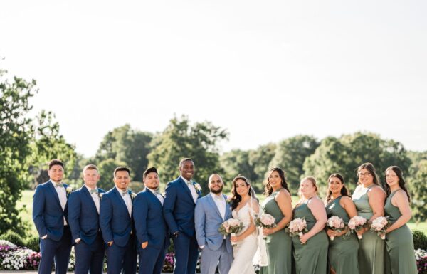 Gorgeous Sunset Views at This Country Club Wedding