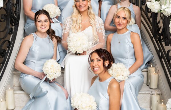 An Elegant Winter Wedding Complete With a Fireworks Show