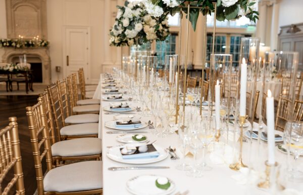 An Elegant Winter Wedding Complete With a Fireworks Show