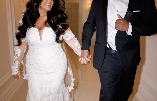 An Influencer Created A Timeless Black-And-White Big Day