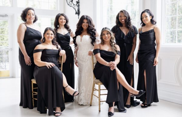 An Influencer Created A Timeless Black-And-White Big Day