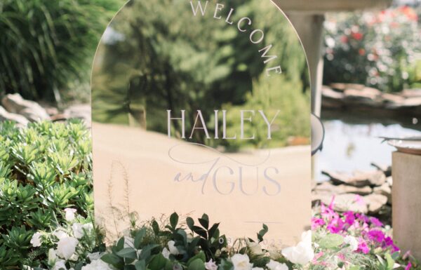 A Whimsical Garden Party Ceremony and Elegant Tent Reception
