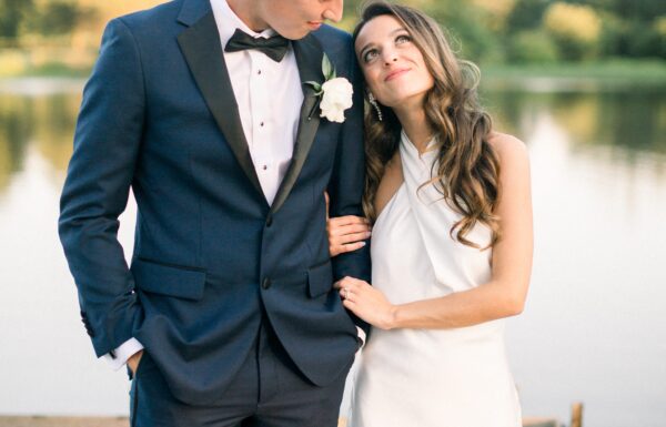 A Whimsical Garden Party Ceremony and Elegant Tent Reception