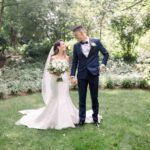 A Whimsical Garden Party Ceremony and Elegant Tent Reception