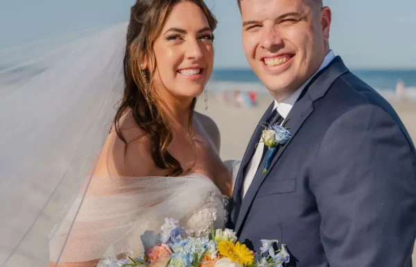 The wedding of Colorful Florals And a Beautiful Beach Ceremony at This Shore Wedding Gallery 9