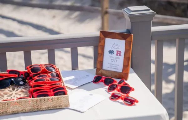 The wedding of Colorful Florals And a Beautiful Beach Ceremony at This Shore Wedding Gallery 10