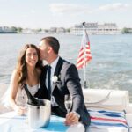A Nautical Vibe and Intimate Boat Ride at This Waterfront Wedding