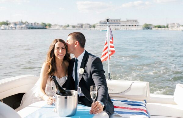 The wedding of A Nautical Vibe and Intimate Boat Ride at This Waterfront Wedding Gallery 10
