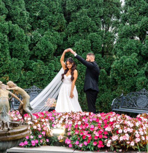 The wedding of Vintage Meet Modern at This Wedding With Lamp Shade Performers