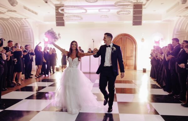 All the Guests Wore Black at This Elegant & Romantic Wedding