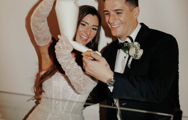 All the Guests Wore Black at This Elegant & Romantic Wedding