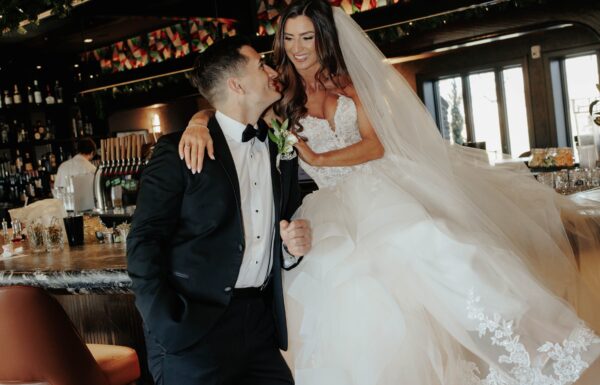 All the Guests Wore Black at This Elegant & Romantic Wedding