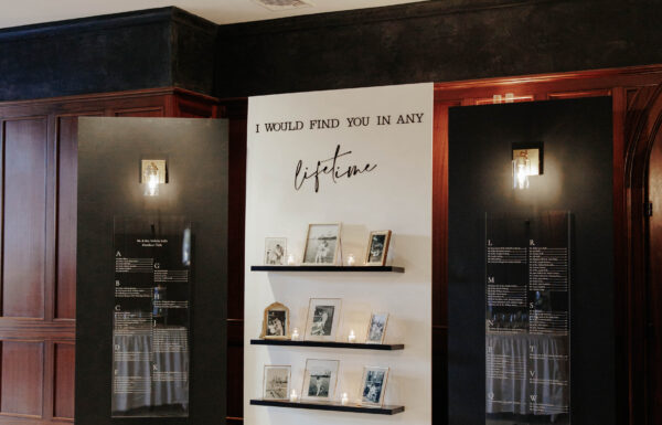 All the Guests Wore Black at This Elegant & Romantic Wedding