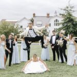 A Blue And White Wedding That Was ‘A True Bacchanalia’
