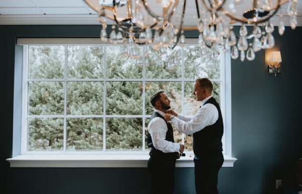 The wedding of An Elegant and Romantic Wedding With Pops of Blue, Red and Gold Gallery 3