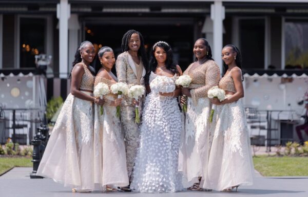 This Bride Wore Four Pearl-Accented Gowns on Her Lavish Big Day