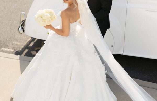 Over-The-Top White Florals Created a Fairytale Wedding