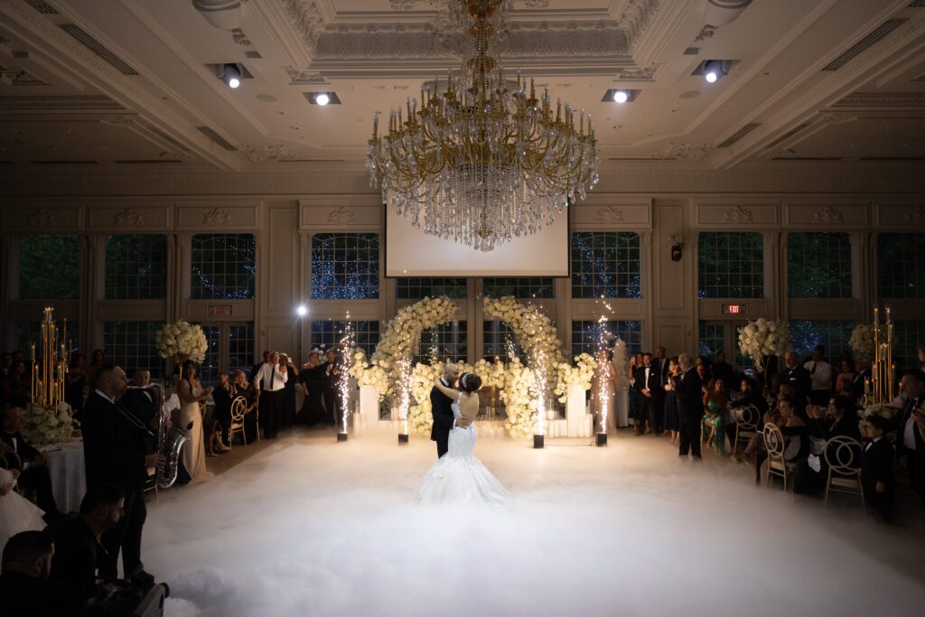 Ballroom wedding at the Estate at Florentine Gardens in River Vale NJ.