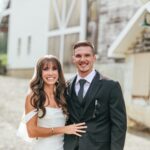 A Modern Rustic Wedding Where the Guests Arrived By Tractor and Enjoyed a S’mores Bonfire