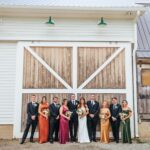 A Modern Rustic Wedding Where the Guests Arrived By Tractor and Enjoyed a S’mores Bonfire