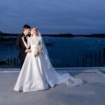An Elegant New Year’s Eve Wedding at the Shore Focused on Faith & Family