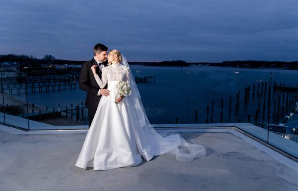 The wedding of An Elegant New Year’s Eve Wedding at the Shore Focused on Faith & Family Gallery 5