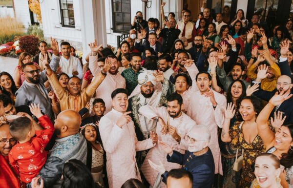 The wedding of This Couple Blended Their Different Backgrounds in a Romantic Fall Wedding Gallery 8