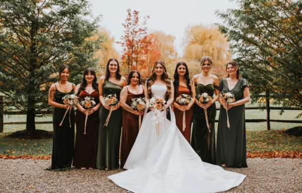 The wedding of This Couple Blended Their Different Backgrounds in a Romantic Fall Wedding Gallery 7