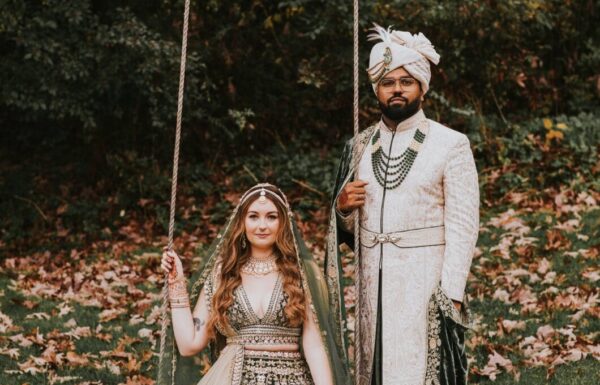 The wedding of This Couple Blended Their Different Backgrounds in a Romantic Fall Wedding Gallery 5