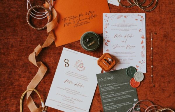 The wedding of This Couple Blended Their Different Backgrounds in a Romantic Fall Wedding Gallery 4