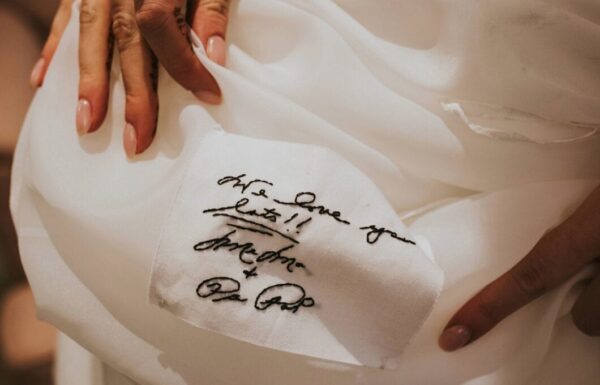 The wedding of This Couple Blended Their Different Backgrounds in a Romantic Fall Wedding Gallery 1