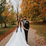 The wedding of This Couple Blended Their Different Backgrounds in a Romantic Fall Wedding Gallery 1