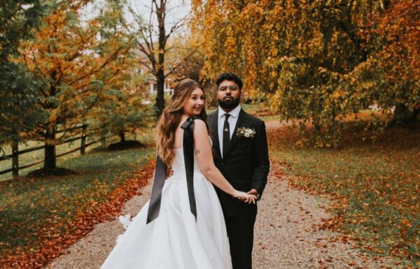 The wedding of This Couple Blended Their Different Backgrounds in a Romantic Fall Wedding Gallery 0