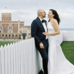 A Rooftop Wedding Overlooking the Ocean