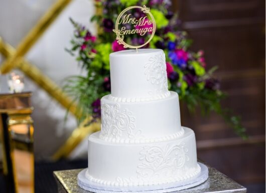 The wedding of A Black & Gold Color Scheme Created a Regal Shadowbrook at Shrewsbury Wedding Gallery 19