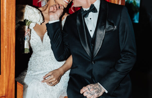The wedding of An Asbury Park Wedding Where Guests (and the Bride and Groom!) Got Custom Tattoos Gallery 1