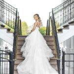 Black, White and a Hint of Rose Gold at This NJ Wedding