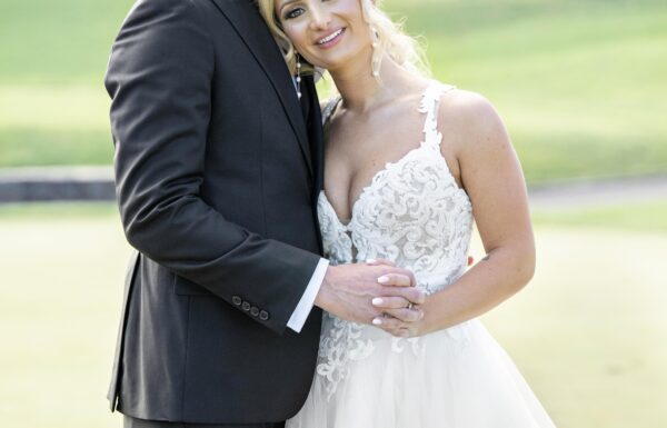 Black, White and a Hint of Rose Gold at This NJ Wedding