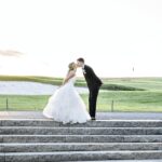 Black, White and a Hint of Rose Gold at This NJ Wedding