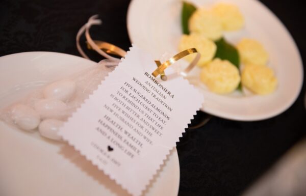 The wedding of A Black & Gold Color Scheme Created a Regal Shadowbrook at Shrewsbury Wedding Gallery 13