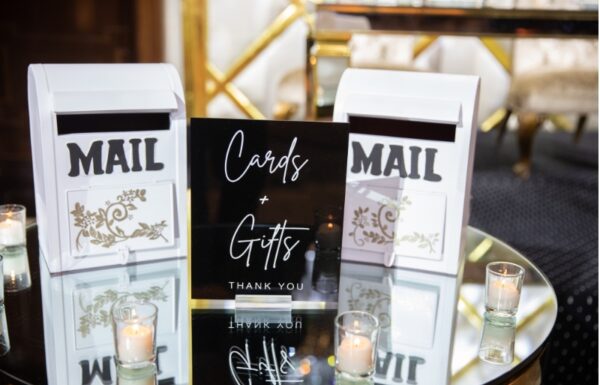 The wedding of A Black & Gold Color Scheme Created a Regal Shadowbrook at Shrewsbury Wedding Gallery 15