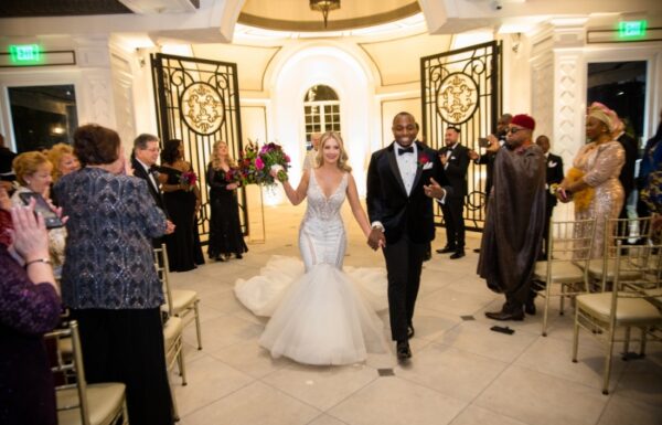 The wedding of A Black & Gold Color Scheme Created a Regal Shadowbrook at Shrewsbury Wedding Gallery 6