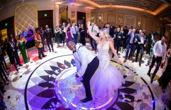 The wedding of A Black & Gold Color Scheme Created a Regal Shadowbrook at Shrewsbury Wedding Gallery 8