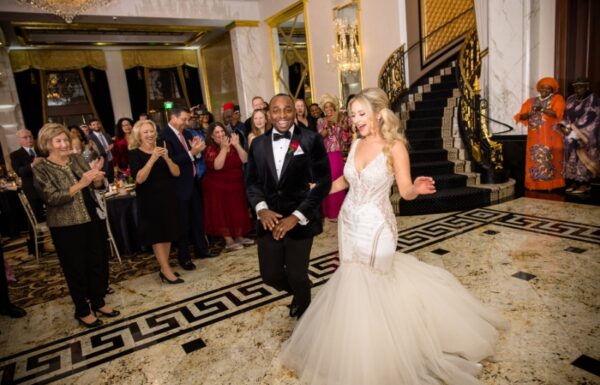 The wedding of A Black & Gold Color Scheme Created a Regal Shadowbrook at Shrewsbury Wedding Gallery 11