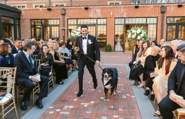 This Couple’s Dog Played a Special Role in Their Stunning Natirar Wedding