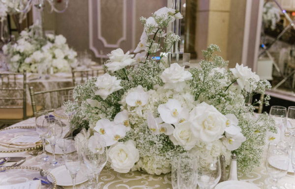 The wedding of All White Florals & An Impressive First Dance at The Venetian Gallery 9