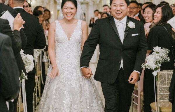 The wedding of All White Florals & An Impressive First Dance at The Venetian Gallery 10