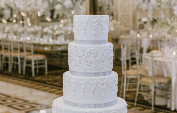 The wedding of All White Florals & An Impressive First Dance at The Venetian Gallery 12