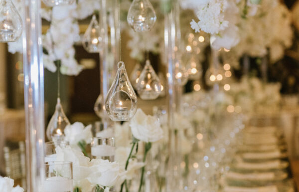 The wedding of All White Florals & An Impressive First Dance at The Venetian Gallery 13